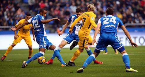 الغاني بارتي يواصل إنقاذ أتلتيكو مدريد بفوز قاتل على لاكورونيا